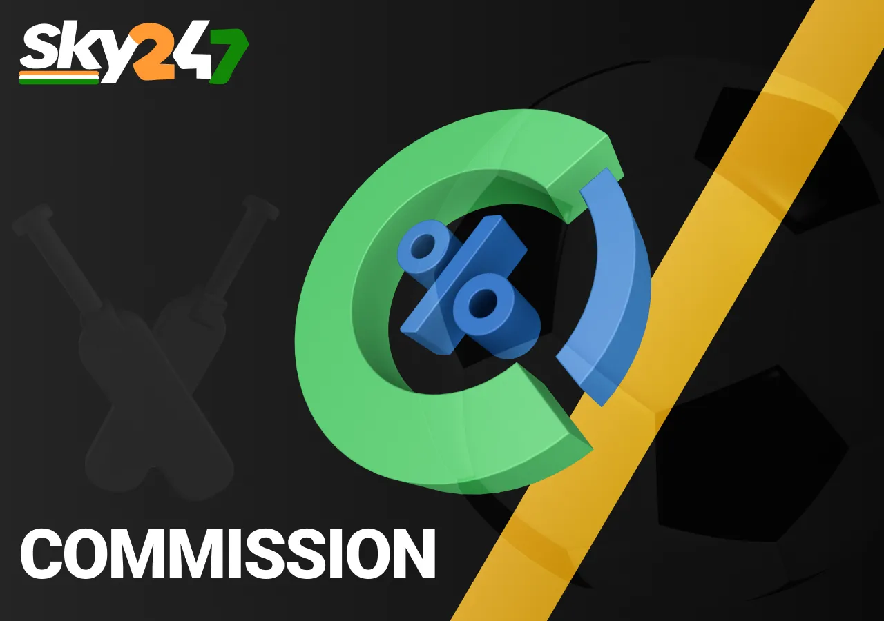 Exchange betting applies commission on qualifying winning bets according to platform rules.