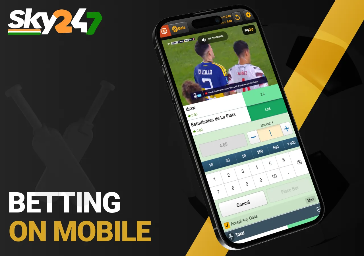 Mobile betting allows players to place wagers anytime using smartphones and tablets.