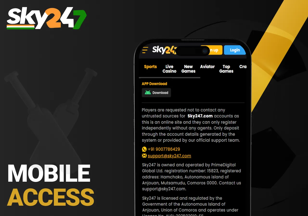 Mobile access allows users to manage exchange bets from smartphones and tablets.